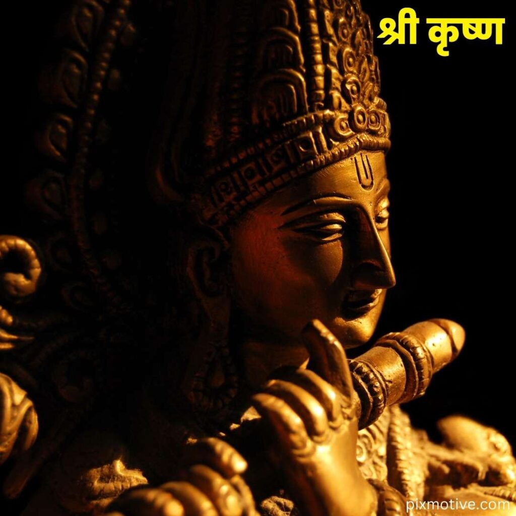 Ancient Krishna idol image