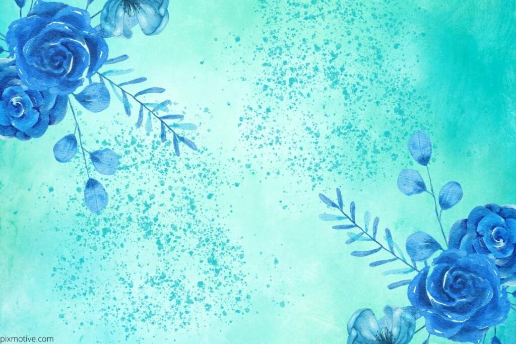 A Blue Flowers Abstract background image